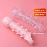 Leten Condón Extensor Reutilizable para Retrasar la Eyaculación, Sexual, Duro, Rugoso, Gran Placer, para Hombres, Juguetes Sexuales - details 1