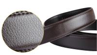 Cinturón de cuero genuino sin hebilla automática para hombre y mujer, cinturón de gran tamaño sin hebilla, 3,5 cm de ancho, 150, 160cm - details 6