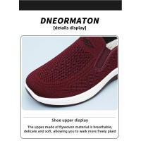 2025 primavera nuevos zapatos de tela para mujer, mocasines planos deportivos de alta calidad para mujer, zapatos planos para caminar de talla grande para mujer - details 1