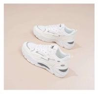 Zapatillas de deporte de suela gruesa para mujer, zapatos informales de malla transpirable con cierre de cordones, versátiles para temporada de otoño, 2025 - details 12