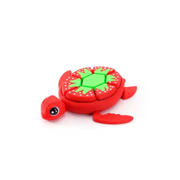Juguete para aliviar la ansiedad, Clickers de tortuga, adorno de escritorio, juguete creativo de tortuga, adorno de tortuga de simulación, juguetes sensoriales - 1