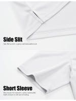 MAGCOMSEN-camisetas Henley para hombre, Camisa cómoda con cuello Henry, de manga corta, informal, de verano - details 3