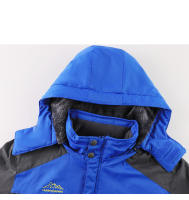 Abrigo grueso de lana para hombre para exteriores, chaqueta de invierno a prueba de viento para mantener el calor, sombrero desmontable, chaqueta informal cómoda, Parka sólida ventilada - details 6
