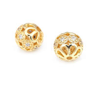 Cuentas de Espaciador de Barril de Brass Dorado de 18K Accesorios de Joyería DIY para Mujeres - details 40