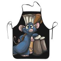 Unisex Ratatouille Remy con cuchara delantal adultos mujeres hombres Chef Tablier cocina para cocinar película animada pintura - details 27