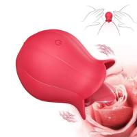 Consolador para lamer rosas, juguete sexual vibrador para mujeres, estimulador del clítoris y pezón, huevo vibrador, lengua, lamer, succionador de clítoris, juguetes para adultos 18 - details 3
