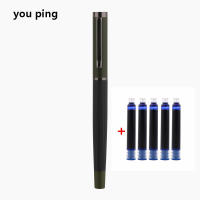 Pluma estilográfica de Metal de colores grises 3775 de lujo, suministros de papelería escolar para estudiantes de oficina financiera, bolígrafos de tinta - details 9