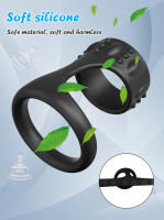 Masturbadores de anillo para hombres, Juguetes sexuales para parejas, productos eróticos para adultos, extensor de agrandamiento retardante de eyaculación - details 5