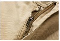 Pantalones cortos cargo con múltiples bolsillos de camuflaje de algodón para hombre - details 0