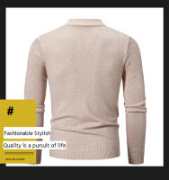 Suéter Casual de Hombre Primavera Moda Básica Sólida Cuello Mock Ajustado Comodidad Tejido de Otoño para Mujeres Material Exterior Viscosa - details 3