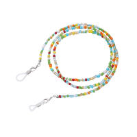 Cadena de gafas con forma de bola de arroz para mujer, dispositivo de fijación antideslizante multiusos, versátil, colorido, a la moda - details 5