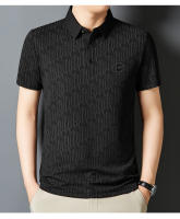 Camiseta de manga corta con estampado de solapa a la moda de verano, polo informal holgado y transpirable, top 2025 - details 5