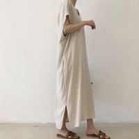 Vestido de Verano Vintage sin Espalda REALEFT Manga Corta, Cuello en V, Moda Casual para Mujeres - details 15