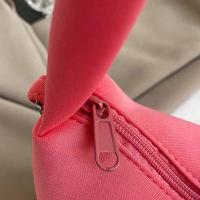 Bolso de mano versátil y creativo con lazo para mujer, bolso de mano de Color rosa de estilo coreano, bolso de hombro dulce de gran capacidad rojo para uso diario - details 6