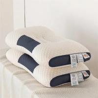Almohada ortopédica 3D para el cuello, cojín de alta elasticidad, suave, porosidad, lavable, ropa de cama para Hotel y hogar - details 8
