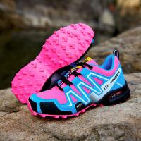 Zapatos de senderismo antideslizantes transpirables para mujer, zapatos deportivos de malla para senderismo, equitación a campo traviesa, nuevos - details 3
