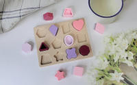 Shape puzzle on the table