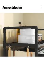 Elevado Diseño de Estante de Especias Moderno Minimalismo Microwave de Almacenamiento - details 8