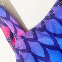 Traje de baño de sirena para niños de tres piezas grandes, medianas y pequeñas niñas princesa falda cambio gradual color fiesta rendimiento traje bikini traje de baño dividido - details 4