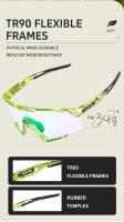 Kapvoe-gafas de sol fotocromáticas para deportes al aire libre para hombre, lentes de ciclismo de montaña, para correr, Color Rojo - details 5