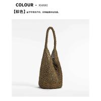 Bolsos de Paja de Verano para Mujer Bolsos de Hombro de Axila Tejidos Superiores - details 5