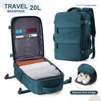 Women Men Hand Luggage Backpack Business Laptop Bag College Travel Backpack Waterproof Carry on Cabin Backpack Wizzair 40x30x20 - details 0