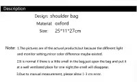 Mochila Oxford de moda para mujer, bolso de hombro impermeable, informal, de gran capacidad, para ir de compras, de viaje, escolar - details 0