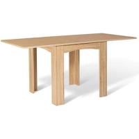 Mesa de comedor extensible rectangular, 4-8 personas, haya, 80-160 cm - details 6
