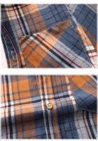 Camisa de Verano Casual para Hombres Cuello Cuadrado, Camisa de Oficina con Estilo, Moda de Piso, Talla 7XL - details 35