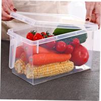 Caja de almacenamiento para refrigerador, organizador apilable para alimentos, armario para nevera - details 4