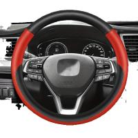 Funda para volante de coche, Protector de cuero PU de primera calidad, duradero, antideslizante, agarre cómodo para 14,5-15 - details 3