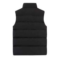 Chaqueta de edredón de burbujas transpirable y ligera con logotipo 2024, cuello levantado para hombres al aire libre, sin mangas, apertura con cremallera - details 6