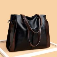 Bolso de piel sintética con asa superior para mujer, bandolera femenina de gran capacidad, diseño de lujo - details 3