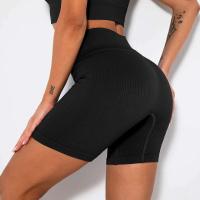 Pantalones cortos deportivos de punto sin costuras, informales, de cintura alta, Push Up, para ciclismo, correr, ajustados, levantamiento de cadera, Yoga, ropa deportiva - details 1