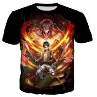 Camisetas con estampado 3D de Anime japonés para hombre y mujer, camisetas informales de talla grande con movimiento Haruku Street Hip Hop, transpirables de secado rápido - details 4