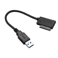 Cable adaptador de unidad óptica USB 3,0 a 7 + 6 13Pin Slimline SATA para ordenador portátil, CD/DVD ROM - details 0
