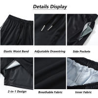 Pantalones Cortos de Entrenamiento Berserk con Estampado de Calavera Secado Rápido, Elástico, Con Pocetas para Hombres Ropa Activa de Verano - details 3