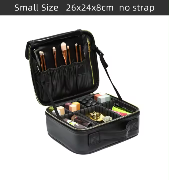 Neceser profesional de gran capacidad para mujer, bolsa de viaje, Neceser de maquillaje, novedad - 1