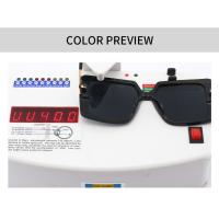 Toyear-gafas de sol cuadradas de diseñador de marca de lujo para mujer y hombre, gafas de sol Vintage con montura grande, gafas de viaje para conducir, tonos ins, UV400 - details 3