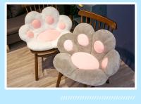 Cojín de felpa con forma de pata de gato para silla, alfombrilla para sofá, oficina, Hotel, Café - details 6