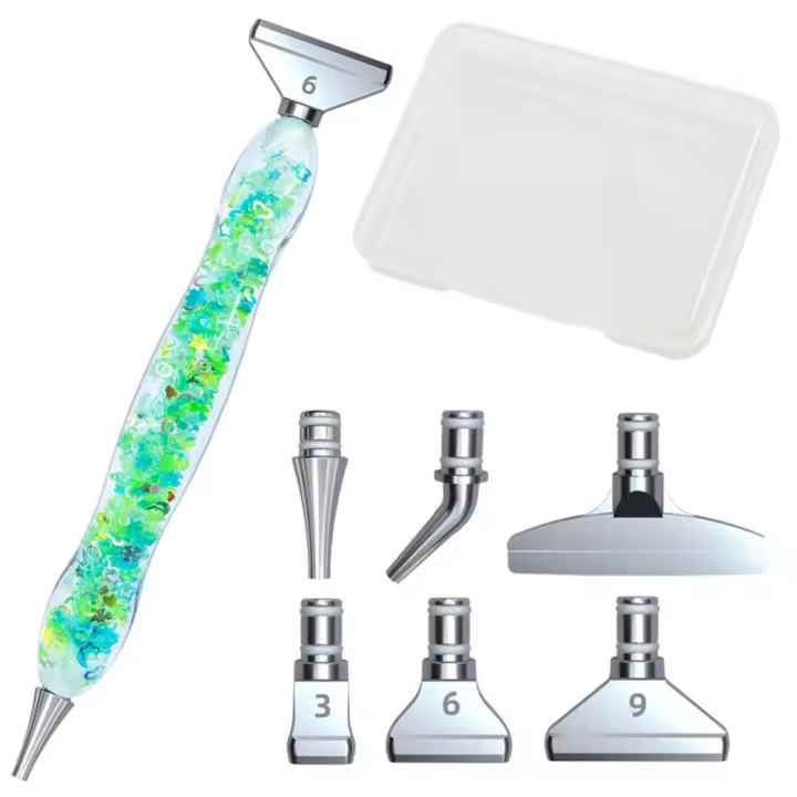 Bolígrafo luminoso de resina para punto de cruz, accesorios para pintura de diamantes - 1