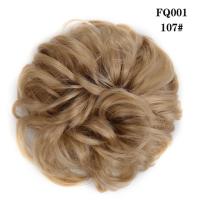 Extensiones de cabello para mujer, peluca Retro para Cosplay, peluca para discoteca y Bar, coleteros sintéticos, moño de pelo desordenado, piezas de cabello postizas - details 19