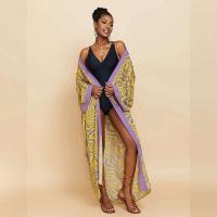 Kimono de Playa para Mujer Cubierta de Traje de Baño Largo con 9 Colores Cardigan Suelto Sarong - details 2