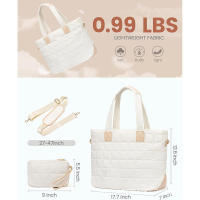 Bolso de mano para mujer, bolso de mano acolchado para actividades al aire libre, deportes, bandolera, senderismo, paquete de fin de semana - details 7