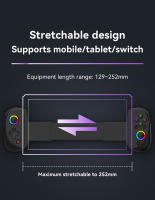 Controlador de Gamepad Telescópico Semalam Joystick de Vibración de 6 Ejes con Mando Inalámbrico Bluetooth 5.2 Para Android IOS PS3 PS4 Switch - details 14