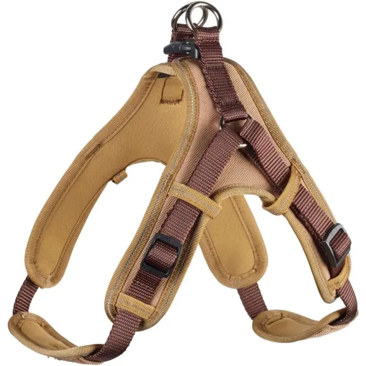 HUNTER Vario Quick - Arnés de Neopreno pequeño, 45-55 cm, 15 mm, Color Rojo y Negro - 1