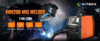 Hitbox Máquina de soldadura MIG HIM200 con/sin gas, monofásica 220V (Europea) + 0.5KG de hilo de soldadura - details 0