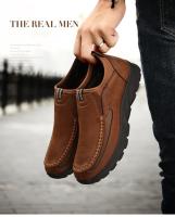 Mocasines Retro Hechos a Mano Zapatos Cómodos y Transpirables para Hombres - details 1
