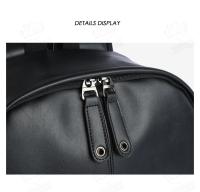 Mochila escolar de cuero para hombre, bolsa de ordenador a la moda, impermeable, de viaje, de negocios, informal, gran oferta - details 11