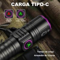 Linterna LED ultravioleta UltraFire SP69 Zoom de 365 a 395 nm Resistente al agua - details 1